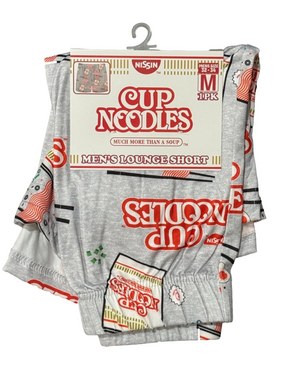 Mens Nissin Cup Noodles Licensed Lounge Shorts - Size Medium - NWT